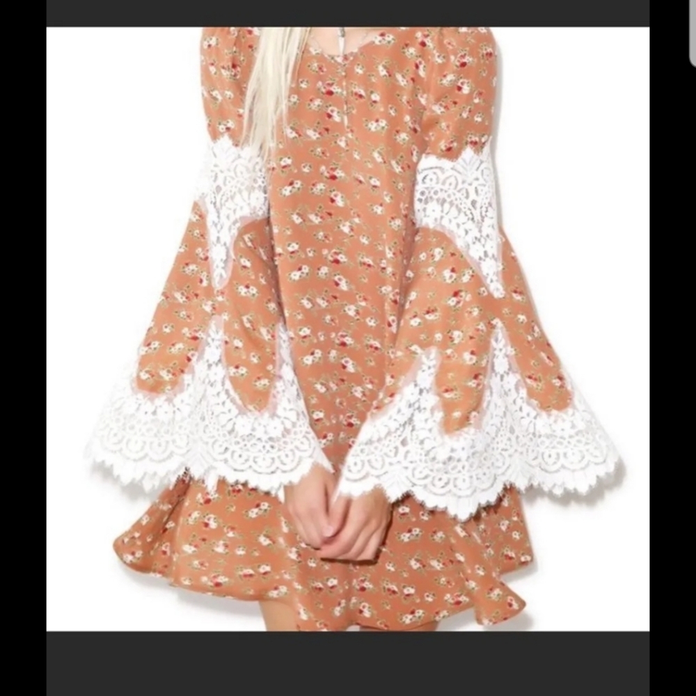 For Love & Lemons Floral Festival Mini Dress